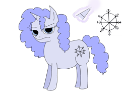 Size: 2048x1536 | Tagged: safe, artist:therealsilvershit, oc, oc only, oc:silvershit, unicorn, chubby, curly hair, cutie mark, female, filly, frown, simple background, solo, transparent background, unimpressed, vector