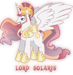 Size: 3563x3701 | Tagged: safe, artist:trotsworth, prince solaris, princess celestia, alicorn, pony, high res, rule 63, simple background, solo, transparent background, vector