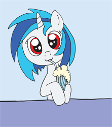 Size: 2097x2373 | Tagged: safe, artist:lumenglace, dj pon-3, vinyl scratch, pony, unicorn, female, horn, mare, milkshake, white coat