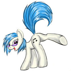 Size: 960x960 | Tagged: safe, artist:lachasseauxhiboux, dj pon-3, vinyl scratch, pony, unicorn, glasses, plot