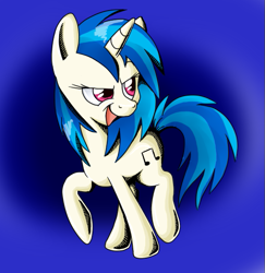 Size: 529x545 | Tagged: safe, artist:tami-kitten, dj pon-3, vinyl scratch, pony, unicorn, female, horn, mare, solo