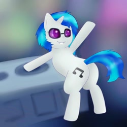 Size: 1512x1512 | Tagged: safe, artist:zekromlover, dj pon-3, vinyl scratch, pony, unicorn, plot, solo