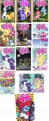 Size: 984x2444 | Tagged: safe, idw, applejack, derpy hooves, derpy spider, dj pon-3, doctor whooves, f'wuffy, fluttershy, pinkie pie, rainbow dash, rarity, spike, twilight sparkle, unicorn twilight, vinyl scratch, changeling, dragon, earth pony, parasprite, pegasus, pony, spider, unicorn, the return of queen chrysalis, spoiler:comic, spoiler:comic02, anatomically incorrect, apple, apple tree, applejack's hat, background pony, balloon, clothes, comic, cover, covering eyes, covers, cowboy hat, crying, doctor who, dream, eyepatch, female, flower, fluttershy being fluttershy, flying, food, fountain, glowing horn, hat, heart, heart eyes, hoof hold, horn, hot air balloon, ice skates, ice skating, incorrect leg anatomy, jetpack comics, larry's comics, magic, male, mare, midtown comics, muffin, music notes, official, official comic, pocket watch, police call box, puffy cheeks, record, scared, scarf, sleeping, speaker, speakers, stallion, tardis, tongue out, top hat, tree, turntable, twinkling balloon, vinyl scratch's glasses, weeping angel, wingding eyes