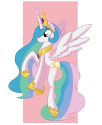 Size: 628x768 | Tagged: safe, artist:nikkuwalkanov, princess celestia, alicorn, pony, crown, female, horn, mare, solo