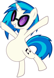 Size: 630x913 | Tagged: safe, dj pon-3, vinyl scratch, pony, unicorn, female, horn, mare, pregnant, pregnant edit, white coat