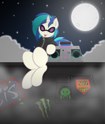 Size: 6424x7597 | Tagged: safe, artist:joey darkmeat, artist:tim015, dj pon-3, vinyl scratch, pony, unicorn, absurd resolution, solo, stereo