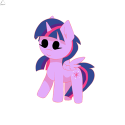 Size: 1500x1500 | Tagged: safe, artist:glazirka, twilight sparkle, twilight sparkle (alicorn), alicorn, pony, cute, female, mare, simple background, solo, twiabetes, white background