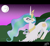 Size: 1300x1200 | Tagged: safe, artist:probablyfakeblonde, princess celestia, alicorn, pony, female, horn, mare, multicolored mane, sad, solo, white coat