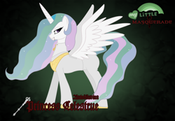 Size: 1280x888 | Tagged: safe, artist:rhanite, princess celestia, alicorn, pony, undead, vampire, vampony, crossover, paradox, vampire the masquerade, world of darkness