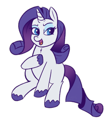 Size: 730x800 | Tagged: safe, artist:nenupharworld, rarity, pony, unicorn, chubby, female, graceful, mare, open mouth, simple background, solo, transparent background