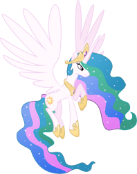 Size: 3812x4818 | Tagged: safe, artist:voaxmasterspydre, princess celestia, alicorn, pony, female, mare, simple background, solo, transparent background, vector