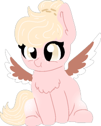 Size: 493x613 | Tagged: safe, artist:nootaz, oc, oc:sugar plump, pegasus, pony, chubby