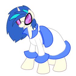 Size: 1000x1000 | Tagged: safe, artist:robynne, dj pon-3, vinyl scratch, pony, dress