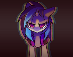 Size: 2100x1626 | Tagged: safe, artist:dawnfire, dj pon-3, vinyl scratch, pony, unicorn, colored pupils, headphones, solo