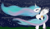 Size: 3500x2000 | Tagged: safe, artist:kirajoleen, princess celestia, alicorn, pony, female, high res, horn, mare, multicolored mane, solo, white coat