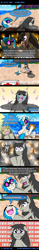 Size: 600x3823 | Tagged: safe, artist:ladyanidraws, dj pon-3, octavia melody, vinyl scratch, earth pony, pony, comic, crossover, island, island girls, parody