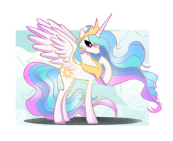 Size: 725x591 | Tagged: safe, artist:stormwhistle, princess celestia, alicorn, pony, solo