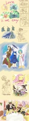 Size: 1200x5000 | Tagged: safe, artist:howxu, discord, fluttershy, princess celestia, princess luna, queen chrysalis, horned humanization, houraisan kaguya, humanized, inaba tewi, nazrin, reisen udongein inaba, reiuji utsuho, touhou, warcraft, winged humanization, yagokoro eirin