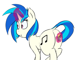 Size: 1056x818 | Tagged: safe, artist:okiedokielowkey, edit, dj pon-3, vinyl scratch, pony, unicorn, fire, implied farting, levitation, lighter, magic, plot, solo, telekinesis, the ass was fat, vinyl ass