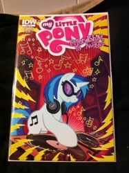 Size: 1936x2592 | Tagged: safe, idw, dj pon-3, vinyl scratch, pony, unicorn, comic book, merchandise