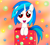 Size: 1312x1171 | Tagged: safe, artist:megaman174, dj pon-3, vinyl scratch, pony, unicorn, female, horn, mare, present, white coat