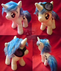 Size: 828x965 | Tagged: safe, artist:gocholudek, dj pon-3, vinyl scratch, irl, photo, plushie, solo, watermark