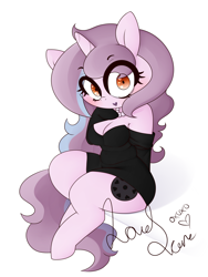 Size: 2400x3200 | Tagged: safe, artist:fullmetalpikmin, oc, oc:love scene, semi-anthro, arm hooves, black dress, breasts, chubby, clothes, dress, female, gloves, jewelry, lipstick, makeup, milf, necklace, signature, wingding eyes