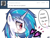 Size: 705x529 | Tagged: safe, artist:hua, dj pon-3, vinyl scratch, pony, unicorn, ask, ask trolltavia, blushing, dialogue, heart, implied octavia, solo, sweatdrop