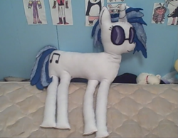 Size: 879x683 | Tagged: safe, artist:plushbuddies, dj pon-3, vinyl scratch, irl, photo, plushie