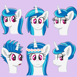 Size: 1000x1000 | Tagged: safe, artist:verminshy, dj pon-3, vinyl scratch, pony, unicorn, alternate hairstyle, tumblr