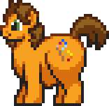 Size: 156x152 | Tagged: safe, artist:kelvin shadewing, oc, oc only, oc:alex the chubby pony, earth pony, pony, adorafatty, chubby, pixel art, sprite