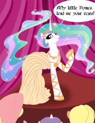 Size: 638x825 | Tagged: safe, artist:bunnimation, fluttershy, princess celestia, rarity, alicorn, pegasus, pony, unicorn, clothes, dress