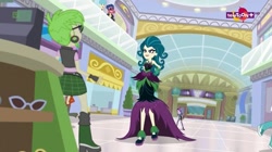 Size: 1363x765 | Tagged: safe, edit, edited screencap, screencap, bright idea, cherry crash, flash sentry, juniper montage, normal norman, starlight glimmer, tennis match, equestria girls, mirror magic, spoiler:eqg specials, exploitable meme, giantess, greg universe, juniper monstar, macro, meme, steven universe, sunglasses, waifu thief