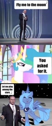 Size: 408x974 | Tagged: safe, princess celestia, princess luna, alicorn, pony, comic, frank sinatra, song