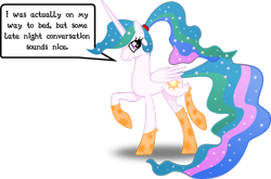 Size: 1280x845 | Tagged: safe, artist:voaxmasterspydre, princess celestia, alicorn, pony, .svg available, alternate hairstyle, clothes, cute, cutelestia, female, mare, ponytail, simple background, socks, solo, transparent background, vector