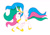 Size: 1300x900 | Tagged: safe, artist:daisyhead, princess celestia, alicorn, pony, simple background, solo, vector, white background