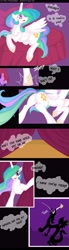 Size: 2028x7316 | Tagged: safe, artist:falleninthedark, discord, princess celestia, alicorn, pony, comic, dislestia, female, male, shipping, straight, the chaotic and the regretful