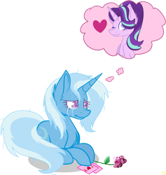 Size: 2659x2810 | Tagged: safe, artist:queenzodiac, artist:snowbunny0820, derpibooru import, starlight glimmer, trixie, pony, unicorn, base used, crying, female, lesbian, mare, sad, shipping, solo, startrix