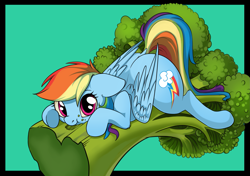 Size: 2889x2032 | Tagged: safe, artist:taneysha, rainbow dash, pegasus, pony, backwards cutie mark, broccoli, cute, dashabetes, eating, female, food, herbivore, mare, micro, nom, size difference, smoldash, solo, tiny ponies, vegetables