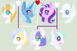 Size: 1024x685 | Tagged: safe, artist:yourneighborhoodnerd, derpibooru import, double diamond, prince blueblood, starlight glimmer, trixie, oc, pony, unicorn, bluetrix, family, family tree, female, glimmerdiamond, lesbian, magical lesbian spawn, male, offspring, parent:prince blueblood, parent:starlight glimmer, parent:trixie, parents:bluetrix, parents:glimmerdiamond, parents:startrix, shipping, startrix, straight