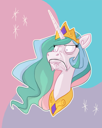 Size: 813x1023 | Tagged: safe, artist:frostadflakes, princess celestia, alicorn, pony, cute thread, reaction image, solo