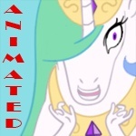 Size: 150x150 | Tagged: safe, artist:cuppatease, princess celestia, alicorn, pony, adventure time, hand, princess molestia