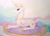 Size: 614x442 | Tagged: safe, artist:prettypinkpony, princess celestia, alicorn, pony, female, horn, mare, multicolored mane, solo, traditional art, white coat