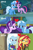 Size: 1696x2560 | Tagged: safe, derpibooru import, edit, edited screencap, screencap, starlight glimmer, sunset shimmer, trixie, twilight sparkle, better together, equestria girls, forgotten friendship, magic duel, no second prances, counterparts, female, heart, lesbian, shipping, startrix, suntrix, trixie gets all the mares, twilight's counterparts, twixie