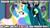 Size: 625x351 | Tagged: safe, princess celestia, queen chrysalis, alicorn, changeling, changeling queen, pony, caption, dragon quest (game), final fantasy, image macro