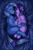 Size: 2000x3000 | Tagged: safe, artist:shimazun, derpibooru import, starlight glimmer, trixie, pony, unicorn, chest fluff, cuddling, female, horn, lesbian, mare, shipping, sleeping, startrix