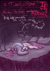 Size: 650x929 | Tagged: safe, artist:nanhart, princess celestia, alicorn, pony, comic, pink-mane celestia, vast