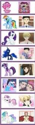 Size: 596x2138 | Tagged: safe, aloe, lotus blossom, princess celestia, princess luna, rainbow dash, sweetie belle, twilight sparkle, alicorn, pegasus, pony, chart, comparison, meta, mlp chart, spa