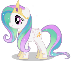 Size: 443x382 | Tagged: safe, artist:sarahleppee, fluttershy, princess celestia, fusion, hilarious in hindsight