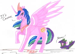 Size: 601x432 | Tagged: safe, princess celestia, spike, alicorn, dragon, pony, duo, female, male, wings